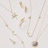 14kt Gold Diamond Star Pendant Necklace